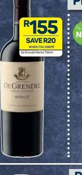 Pick n Pay Liquor De grendel wine offer