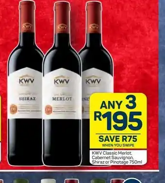 Pick n Pay Liquor Kwv wine 3 offer