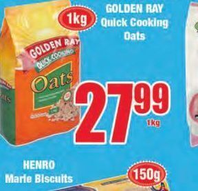 Boxer Golden ray oats offer