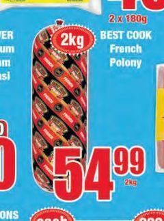 Boxer Best cook polony offer