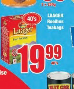 Boxer Laager tea offer