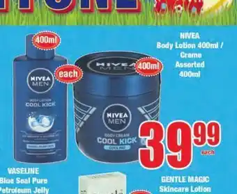 Boxer Nivea body cream offer