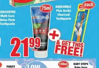 Boxer Aquasmile toothpaste offer