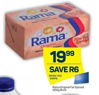 Pick n Pay Rama Original Fat Spread 500g Brick offer