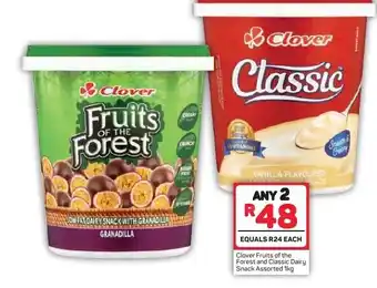 Pick n Pay Clover Fruits of the Forest and Classic Dairy Snack Assorted 1kg offer