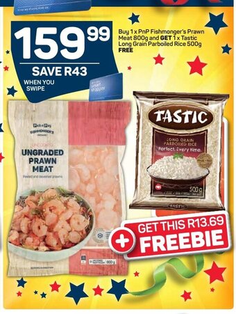 Pick n Pay PnP Fishmonger's Prawn Meat 800g offer