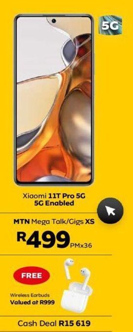 MTN Xiaomi 11t pro 5g offer
