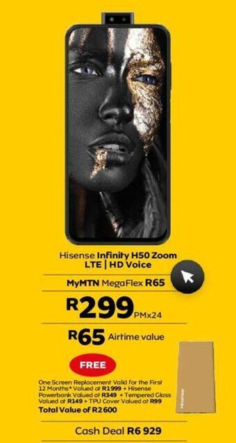 MTN Hisense infinity h50 zoom offer