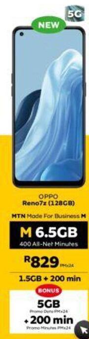 MTN Oppo reno7z offer