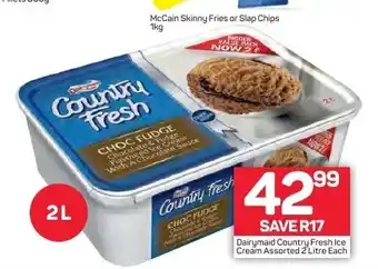 Pick n Pay Dairymaid Country Fresh Ice Cream Assorted 2 Litre offer