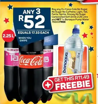 Pick n Pay Coca-Cola No Sugar 2.25Litre offer