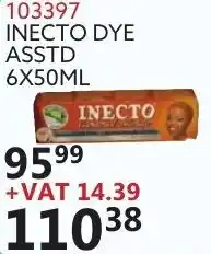 Africa Cash and Carry Inecto Dye Asstd 103397 offer