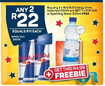 Pick n Pay Red Bull Energy Drink Assorted 250ml offer