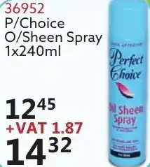 Africa Cash and Carry P/Choice O/Sheen Spray 36952 offer