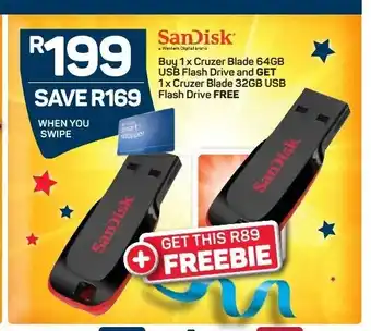 Pick n Pay Cruzer Blade 64GB USB Flash Drive offer
