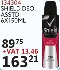 Africa Cash and Carry Shield Deo Asstd 134304 offer