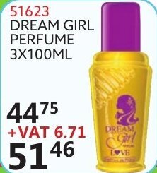 Africa Cash and Carry Dream Girl Perfume 51623 offer