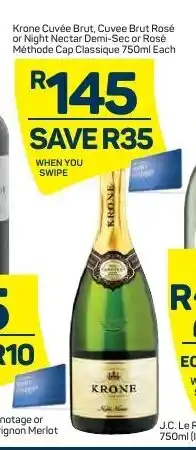 Pick n Pay Krone Cuvée Brut 750ml offer