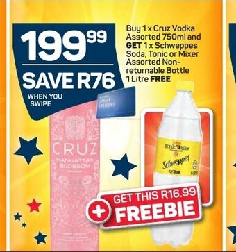 Cruz Vodka Assorted 750ml