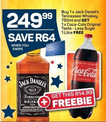 Jack Daniel's Tennessee Whiskey 750ml
