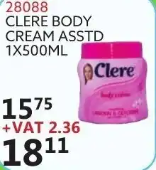 Africa Cash and Carry Clere Body Cream Asstd 28088 offer