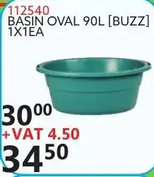 Africa Cash and Carry Basin Oval 90L 112540 offer