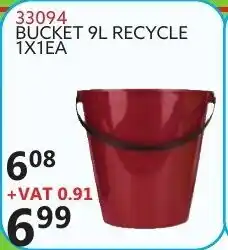 Africa Cash and Carry Bucket 9L Recycle 33094 offer
