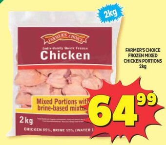 Usave Farmer's Choice Frozen Mixed Chicken Portions 2kg offer