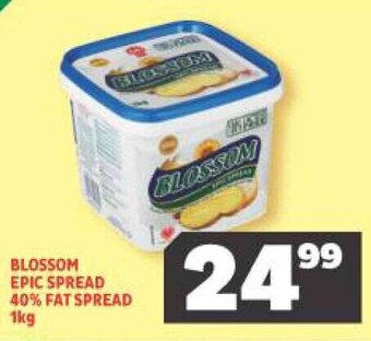 Usave Blossom Epic Spread 40% Fat Spread 1kg offer