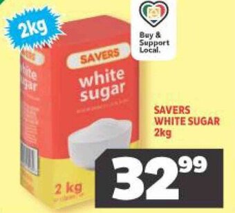 Usave Savers White Sugar 2kg offer