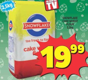 Usave Snowflake Cake Wheat Flour 2.5kg offer