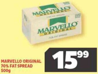 Usave Marvello Original 70% Fat Spread 500g offer