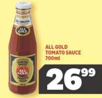 Usave All Gold Tomato Sauce 700ml offer