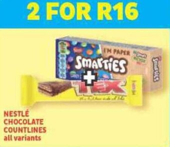 Usave Nestlé Chocolate Countlines offer