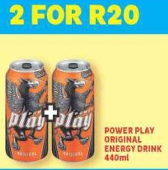 Usave Power Play Original Energy Drink 440ml offer