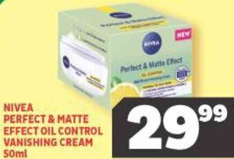 Nivea Perfect & Matte Effect Oil Control Vanishing Cream 50ml