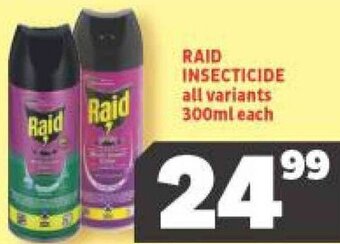 Usave Raid Insecticide 300ml offer