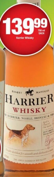 OK Liquor Harrier Whisky 750ml offer