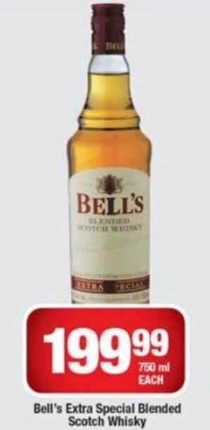 OK Liquor Bell's Extra Special Blended Scotch Whisky offer