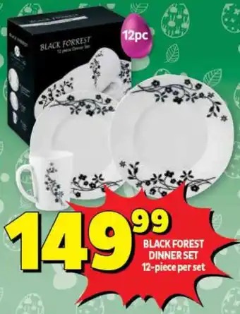 Usave Black Forest Dinner Set 12-piece offer