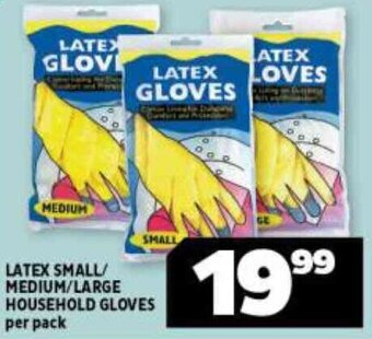 Usave Latex Small/Medium/Large Household Gloves offer