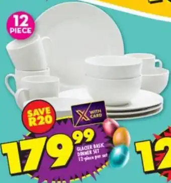 Shoprite Glacier Basic Dinner Set 12-piece offer