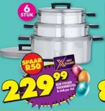 Shoprite Bon Voyage Kookwarestel 6-stuk offer