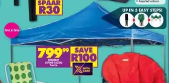 Shoprite Bushbaby Oxford Gazibo 3mx3m offer