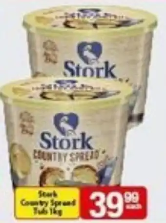 Check Save Stork Country Spread Tub 1kg offer
