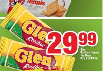 OK Foods Glen Rooibos Tagless Tea Bags 80's per pack offer