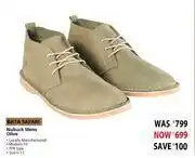 Builders Warehouse Bata Safari Nubuck Mens (Olive) offer