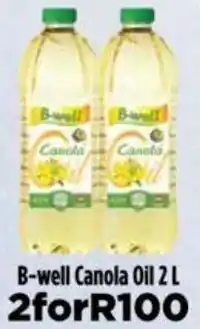 Food Lover's Market B-Well Canola Oil 2x2L offer