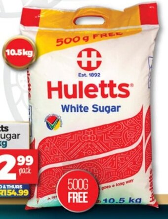 Huletts White Sugar 10.5kg