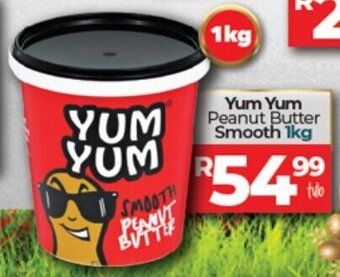 Take 'n Pay Yum Yum Smooth Peanut Butter 1kg offer